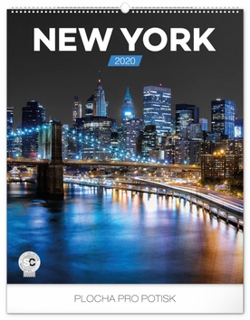 Nástěnný kalendář New York 2020