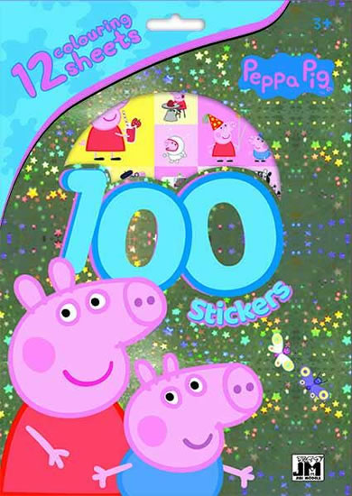 100 samolepek Peppa Pig