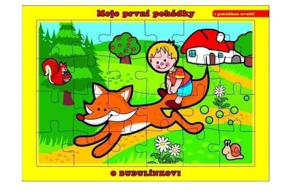 Puzzle deskové O Budulínkovi 24 dílků