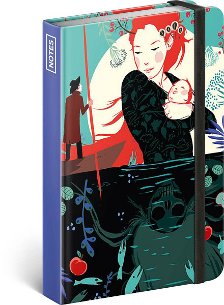 NOTIQUE Notes Kateřina Bažantová, linkovaný, 11 x 16 cm