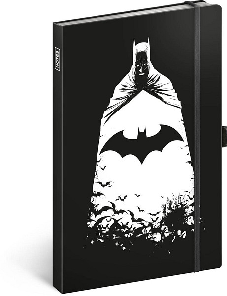 NOTIQUE Notes Batman, linkovaný, 13 x 21 cm