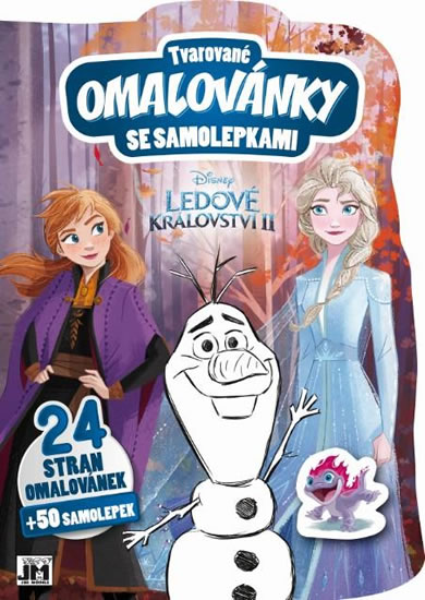 Tvarované omalovánky Ledové království 2