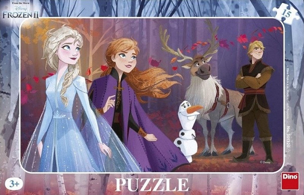Puzzle deskové Ledové království II 15 dílků