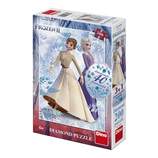 Ledové království II - puzzle diamond 200 dílků