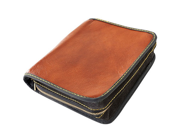 Obal na knihu se zipem K63 Měďěný