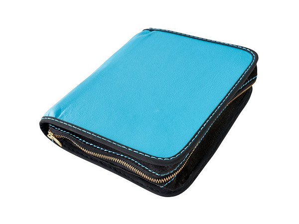 Obal na knihu se zipem K68 Modrý