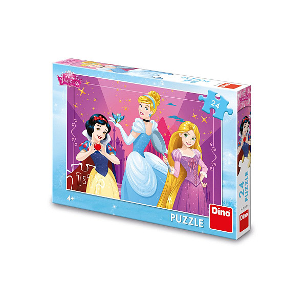 Odvážné princezny - Puzzle 24 dílků