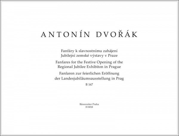 Fanfáry k slavnostnímu zahájení Jubilejní zemské výstavy Praze