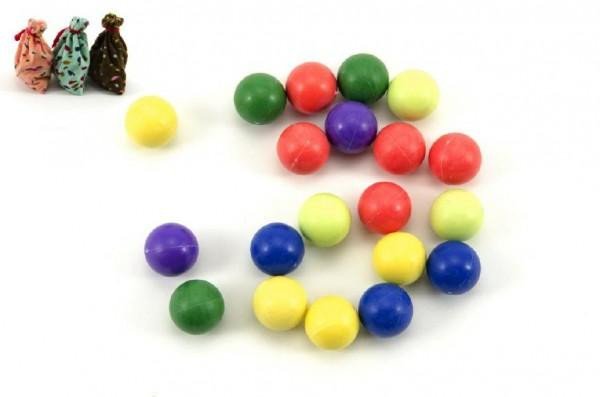 Kuličky cvrnkací nerozbitné v látkovém pytlíčku