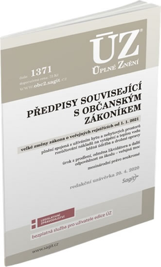 ÚZ 1371 Předpisy související s občanským zákoníkem, Veřejné rejstříky