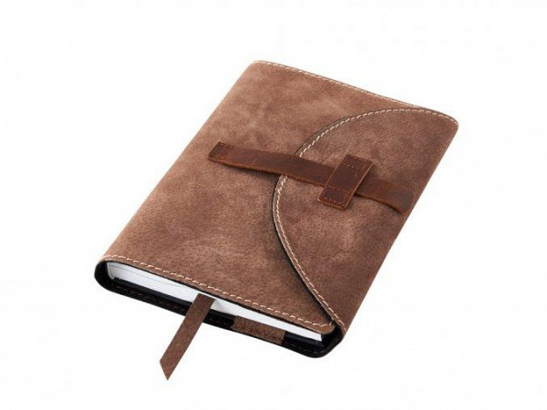 Obal na knihu se sponou D332 Hnědý XL