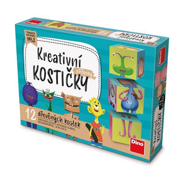 Kreativní kostičky Příšerky - 12 kusů