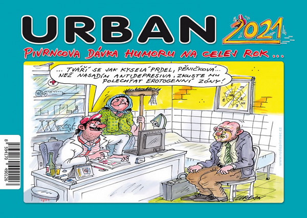 Urban Pivrncova dávka humoru na celej rok 2021 - stolní kalendář