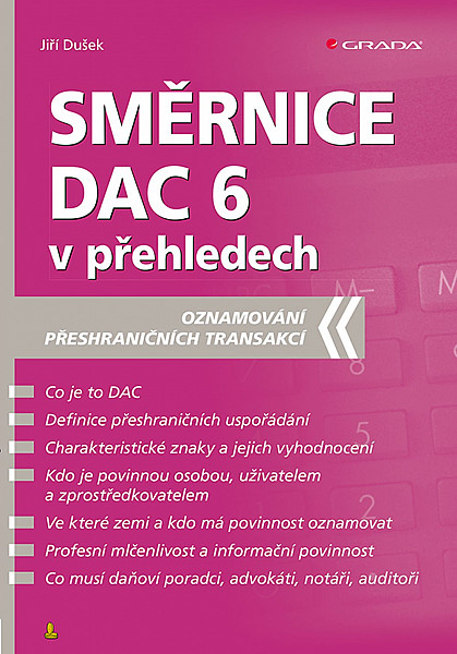 Směrnice DAC 6 v přehledech - Oznamování přeshraničních transakcí