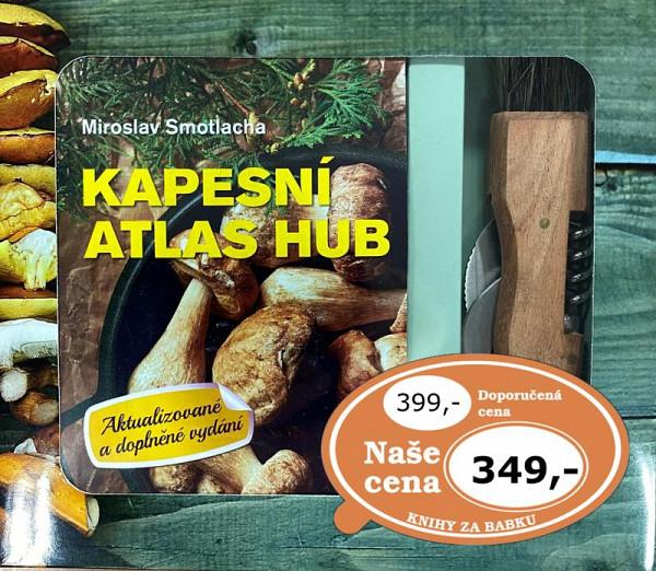 Kapesní atlas hub + houbařský nůž