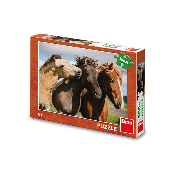 Puzzle 300XL Barevní koně