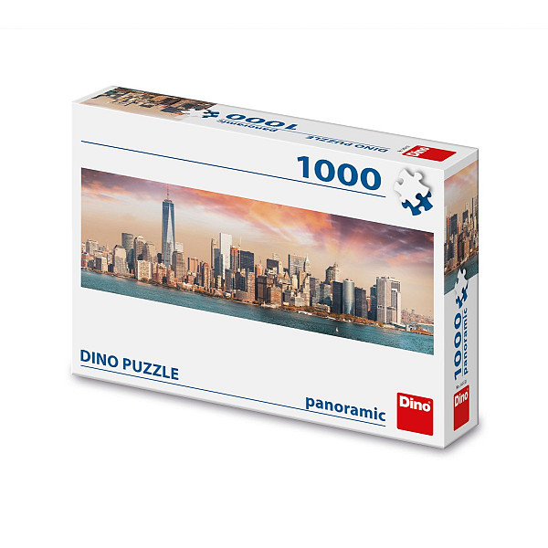 Puzzle 1000 Manhattan za soumraku Panoramic
