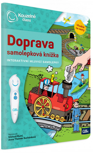 Kouzelné čtení - Samolepková knížka Doprava