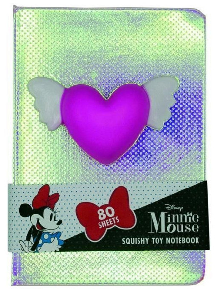 Notebook se squishy hračkou Srdce