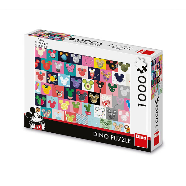 Puzzle 1000 Mickey uši