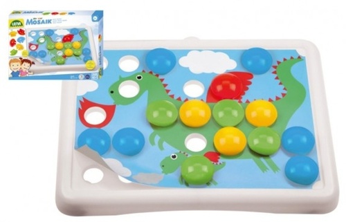 Mozaika klobouček 36 ks + 7 ks předlohy pro nejmenší