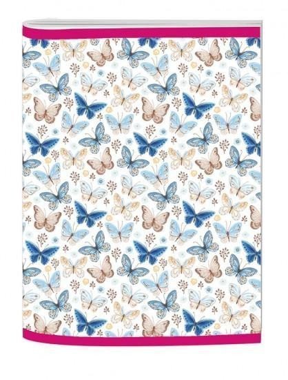 Sešit A4 Trend čtverečky Motýlci