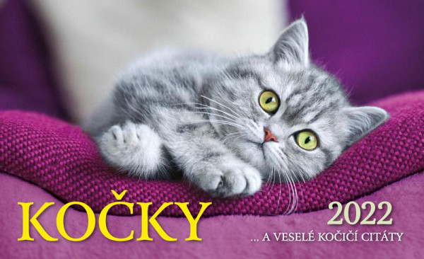 Kalendář 2022 - Kočky, stolní
