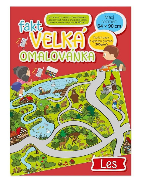 Fakt velká omalovánka Les