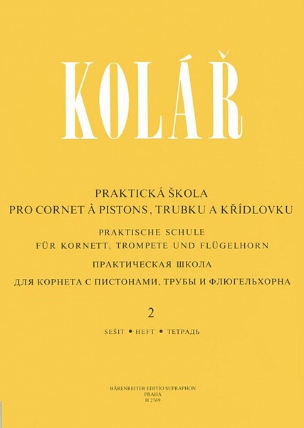 Praktická škola pro cornet a pistons, trubku a křídlovku 2