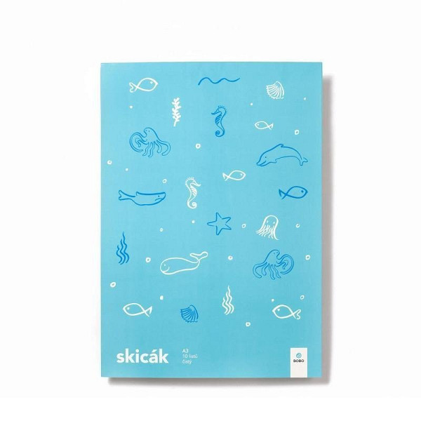 Skicák SVĚT A3 Čistý 10 listů