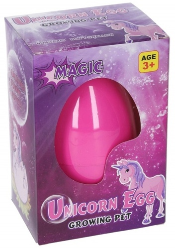 Vejce líhnoucí a rostoucí jednorožec kůň v krabičce