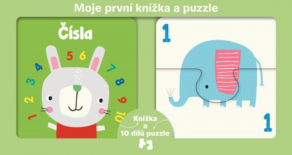 Moje první knížka a puzzle Čísla