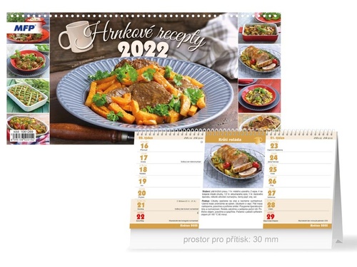 Hrnkové recepty (čtrnáctidenní) 2022 - stolní kalendář