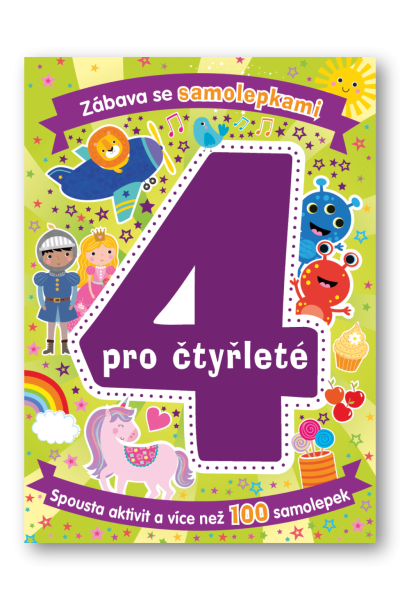 Zábava se samolepkami pro čtyřleté