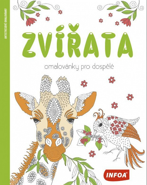 Zvířata Omalovánky pro dospělé