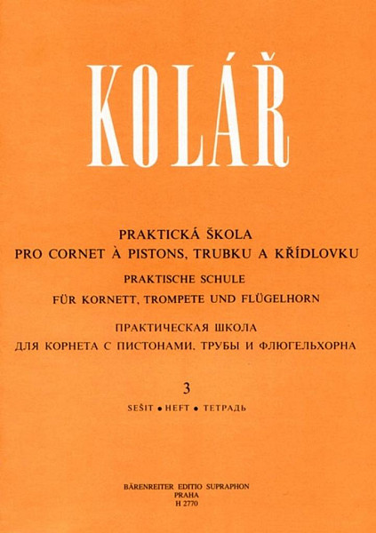 Praktická škola pro cornet a pistons, trubku a křídlovku 3