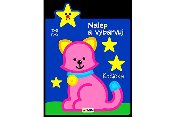 Kočička 2-3 roky: Nalep a vybarvuj