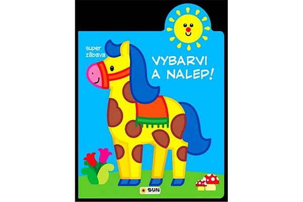 Konik 2-3 roky: Vybarvi a nalep