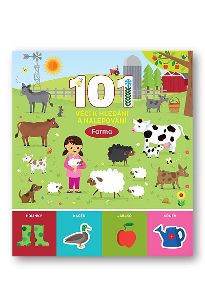 101 věcí k hledání a nalepování Farma