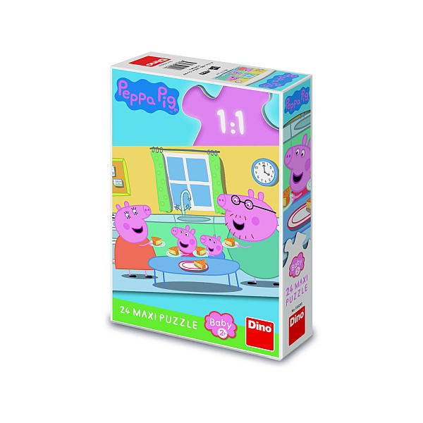 Puzzle 24 maxi Peppa Pig oběd