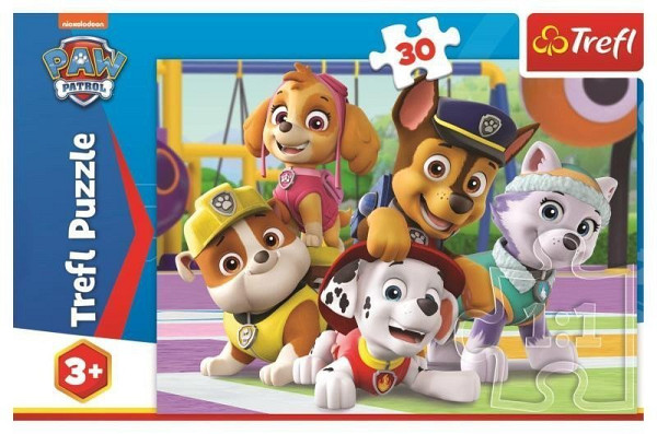 Puzzle Tlapková patrola: Vždy včas 30 dílků