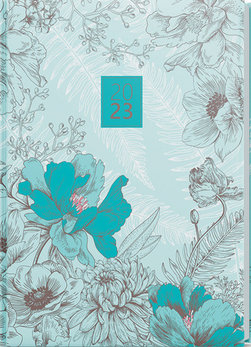 Denní diář 2023 Adam Lamino B6 Světle modrý