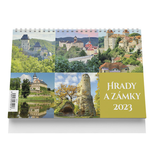 Hrady a zámky 2023 - stolní kalendář