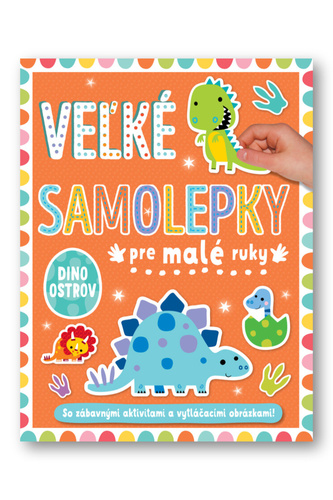 Veľké samolepky pre malé ruky Dino ostrov