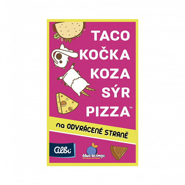 Taco, kočka, koza, sýr, pizza Na odvrácené straně