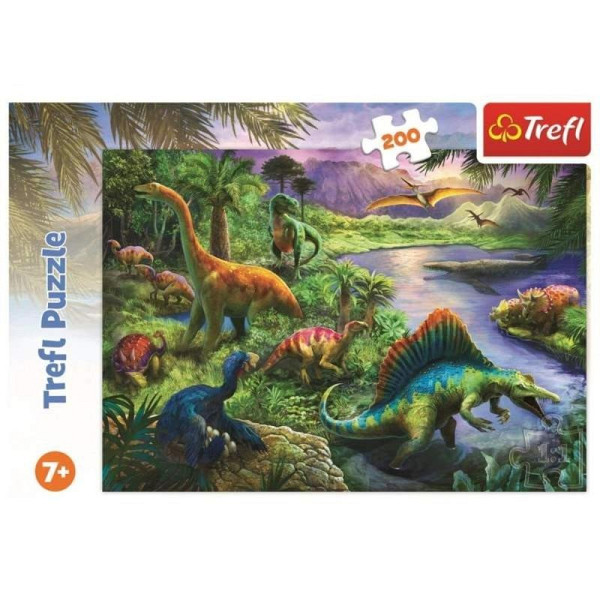 Puzzle Dinosauři 200 dílků