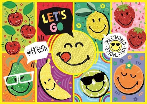 Puzzle Smiley Šťastný Smiley 200 dílků
