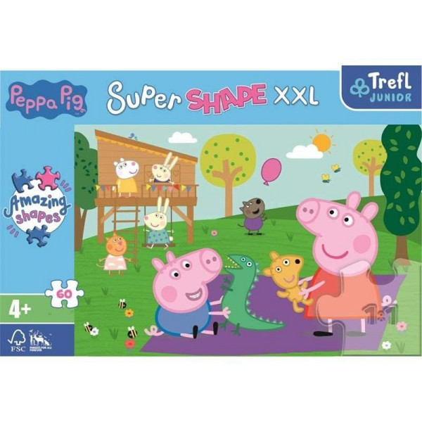 Puzzle Super Shape XXL Prasátko Pepina
