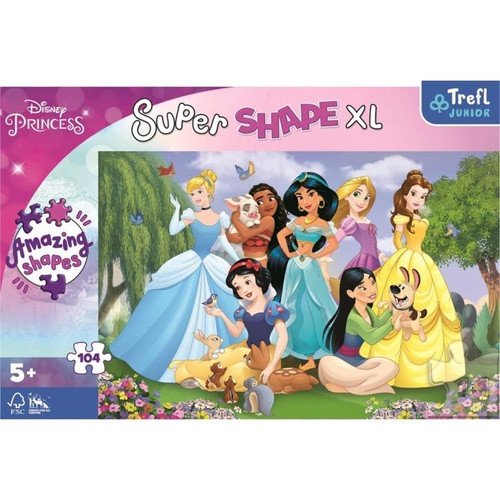 Puzzle Super Shape XL Disney princezny