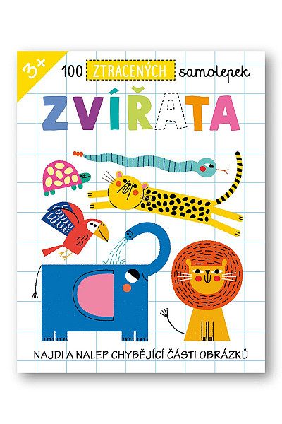 100 ztracených samolepek Zvířata